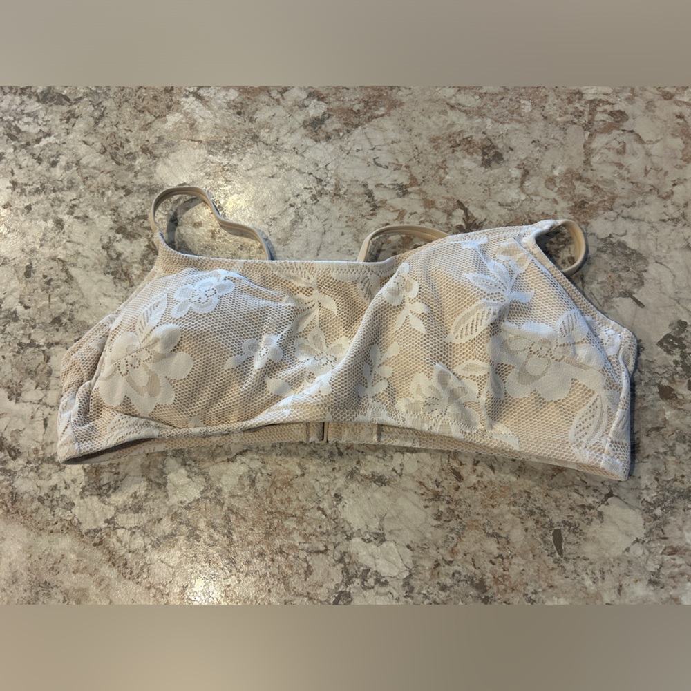 Aerie The Dipper Lace Bikini Top Large NWT